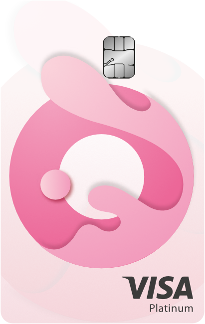 Pink Vertical  Smart Card